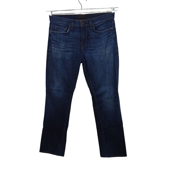 J Brand Kane Straight Fit Denim Jeans Men Size 33 Blue Medium Wash Cotton Blend